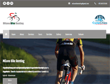 Tablet Screenshot of milanobikerenting.com